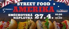 Street food + Amerika na Smíchovské náplavce - Hořejší nábřeží